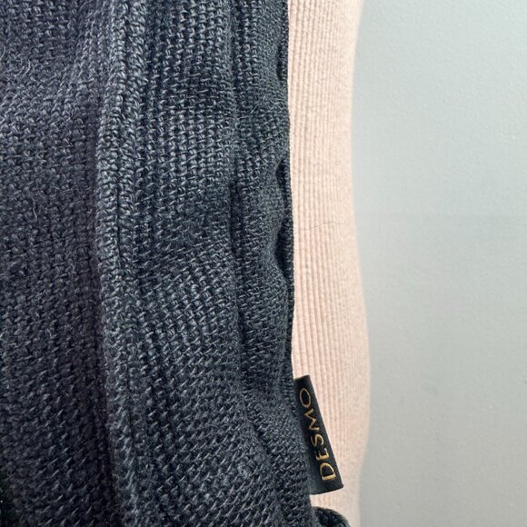 Desmo Tote Bag Black Embellished Flower Python - Picture 6 of 12